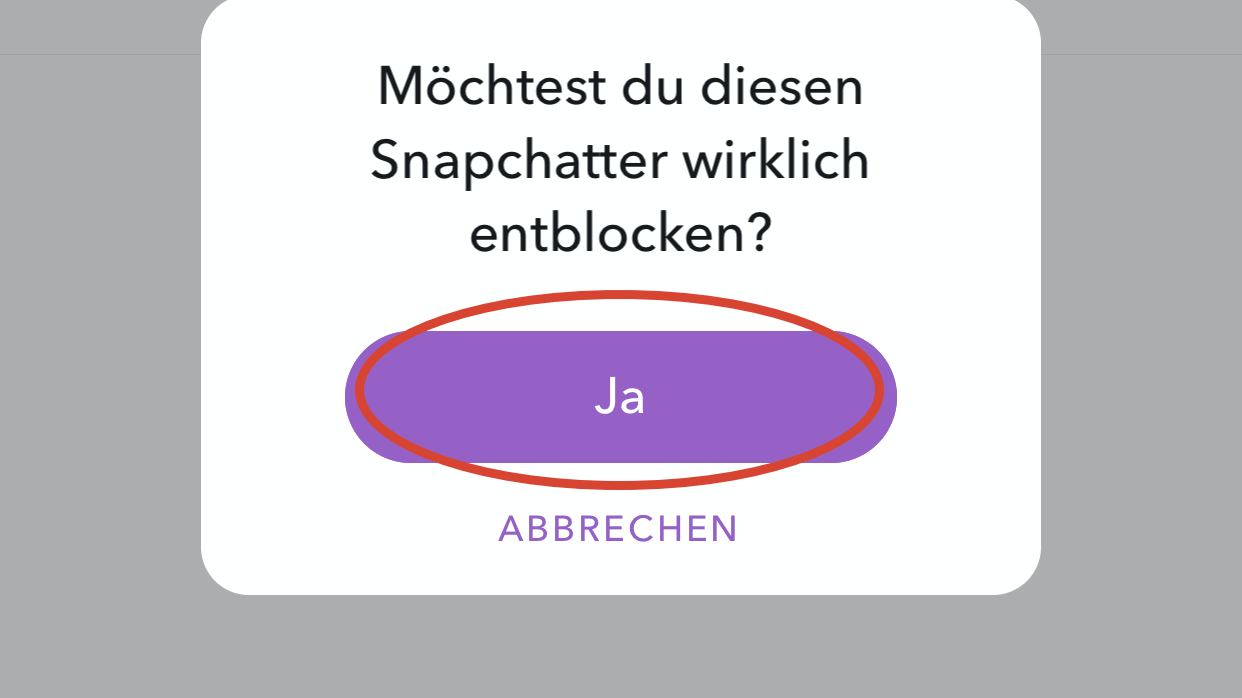 Was Bedeutet Das Kreuz Bei Snapchat Personen bei Snapchat entblocken - so geht's - CHIP